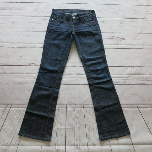 Citizens of Humanity Kelly #001 Stretch Low Waist Bootcut Denim Jeans - Size 25 - Picture 2 of 6